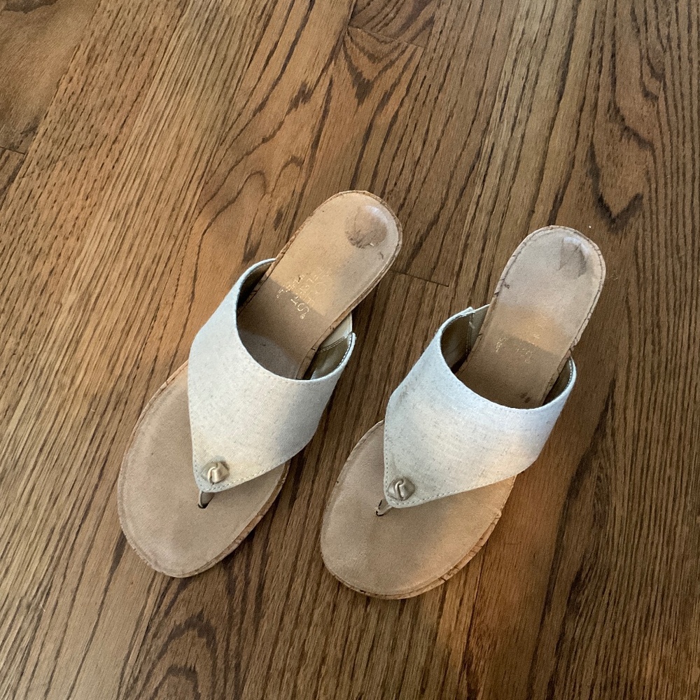 Cork wedge sandals, Aerosoles size 6.5
